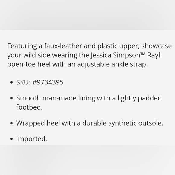 Jessica Simpson Rayli Heels - Picture 10 of 10